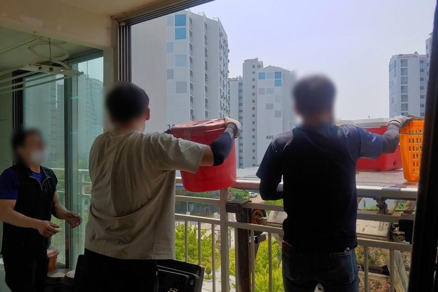 익산 진행 중 현장